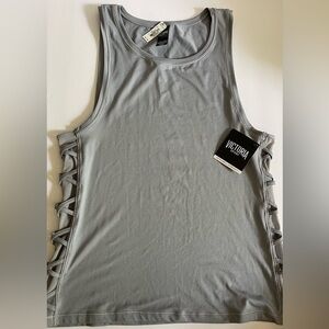 Victoria's Secret Gray Cut Out Tank Top